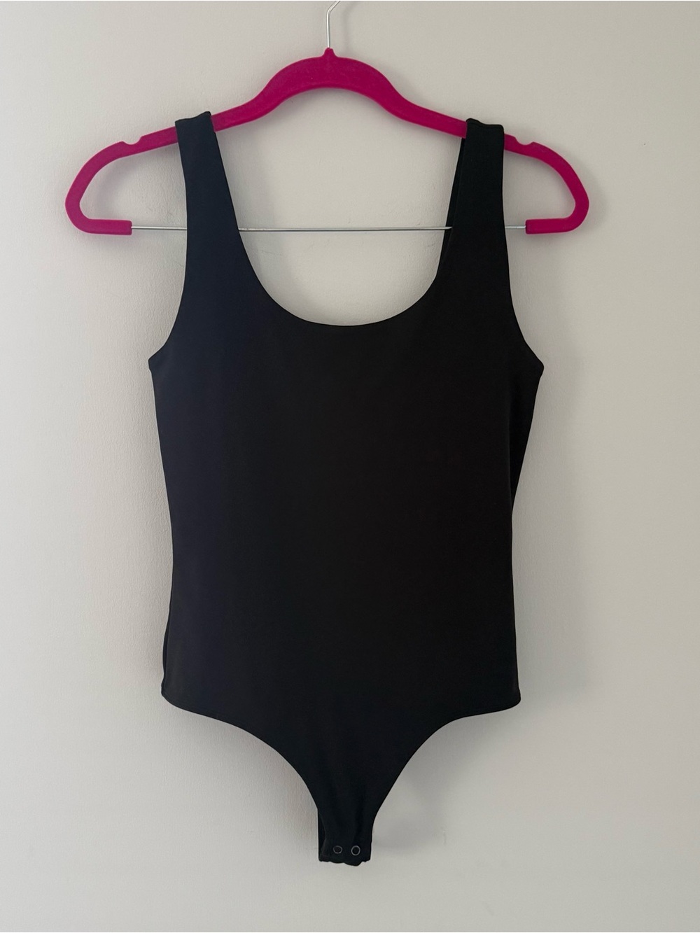 Express Black Scoop Neck Bodysuit Tank